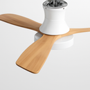 Modern ceiling fan with designer light for indoor use