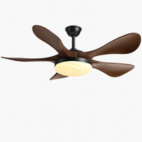 Modern ceiling fan with light, strong airflow and silent operation