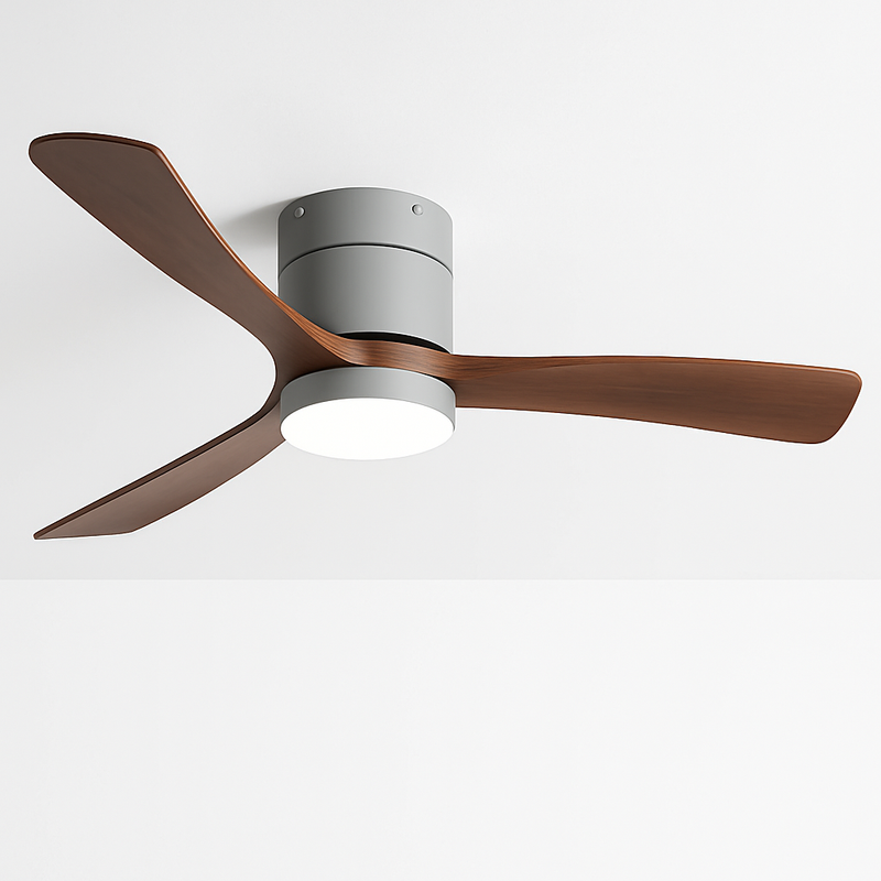 ventilateur de plafond moderne avec télécommande et lumières intégrées