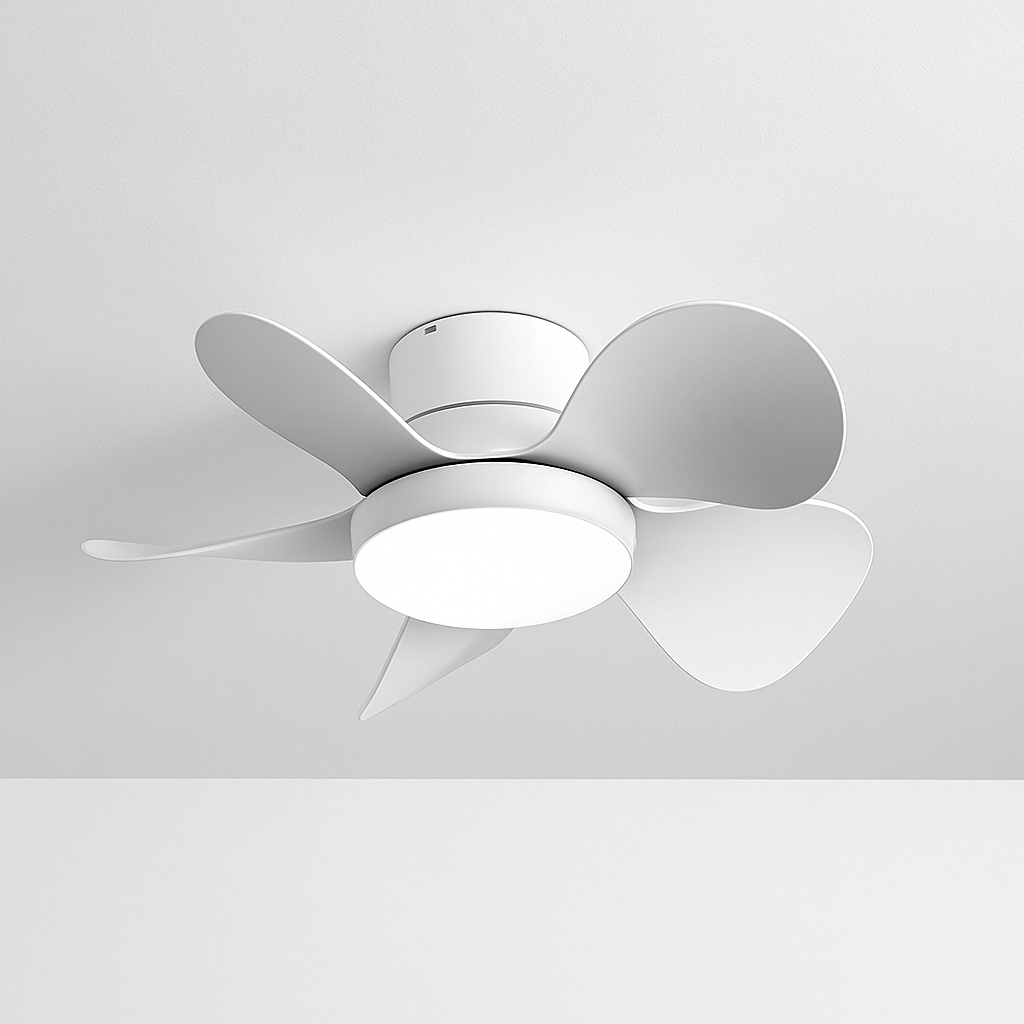 Modern ceiling fan with remote control for the home