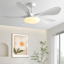 ventilateur de plafond moderne led avec lampe muet pour salon et restaurant