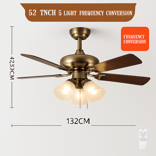 ventilateur de plafond moderne led intelligent avec 4 pales rétractables - vue 13 sur 18