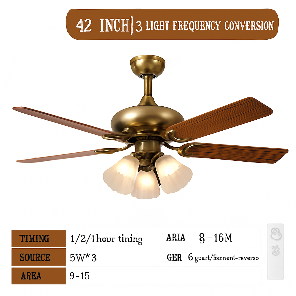 ventilateur de plafond moderne led intelligent avec 4 pales rétractables - vue 16 sur 18