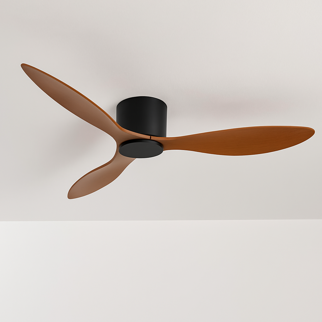Modern ceiling fan without light with remote control