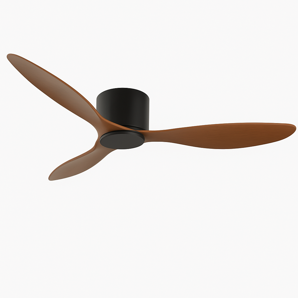 Modern ceiling fan without light with remote control