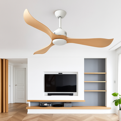ventilateur de plafond moderne sans lumière télécommande design élégant