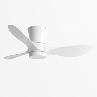 ventilateur de plafond moderne sans lumières lux&vitae led avec télécommande