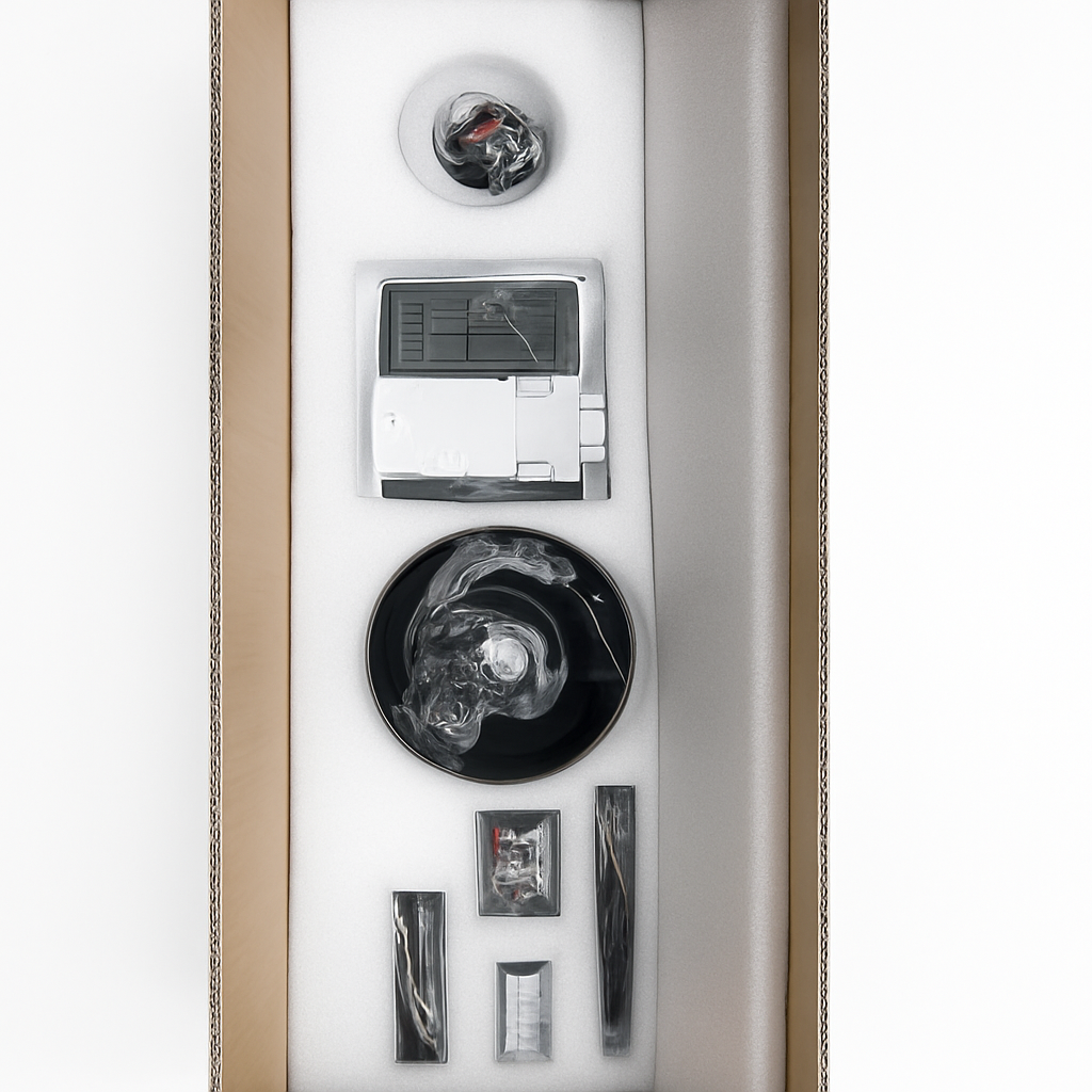ventilateur industriel en bois télécommandé sans lumière - vue 6 sur 16