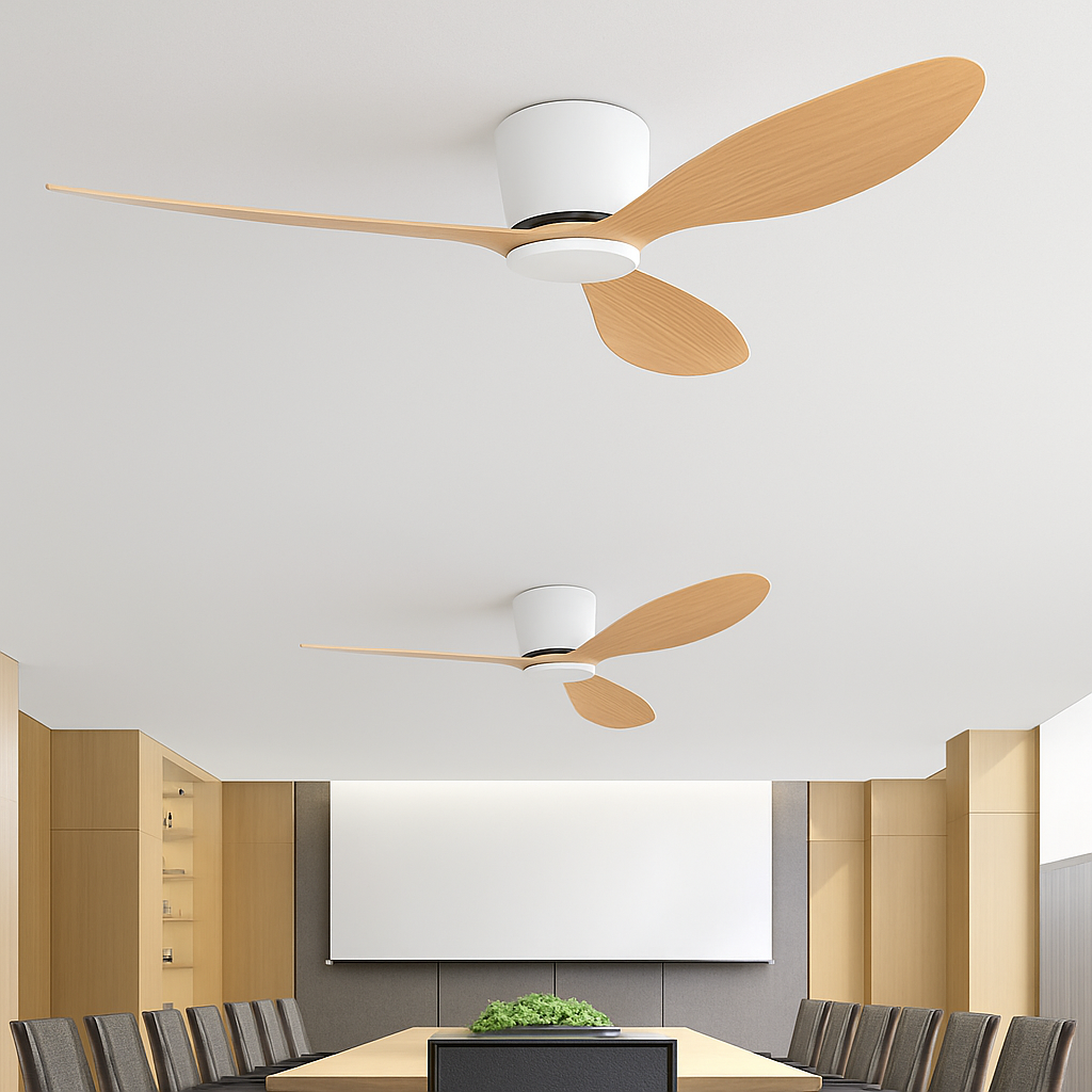 ventilateurs de plafond modernes simples avec télécommande sans lumière - vue 4 sur 9
