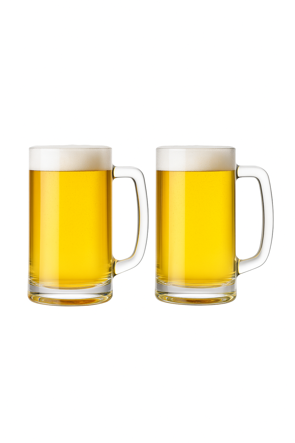 Verre à bière avec anse style chope classique - vue 2 sur 2