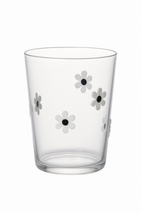 Verre à boire strié résistant chaleur style moderne