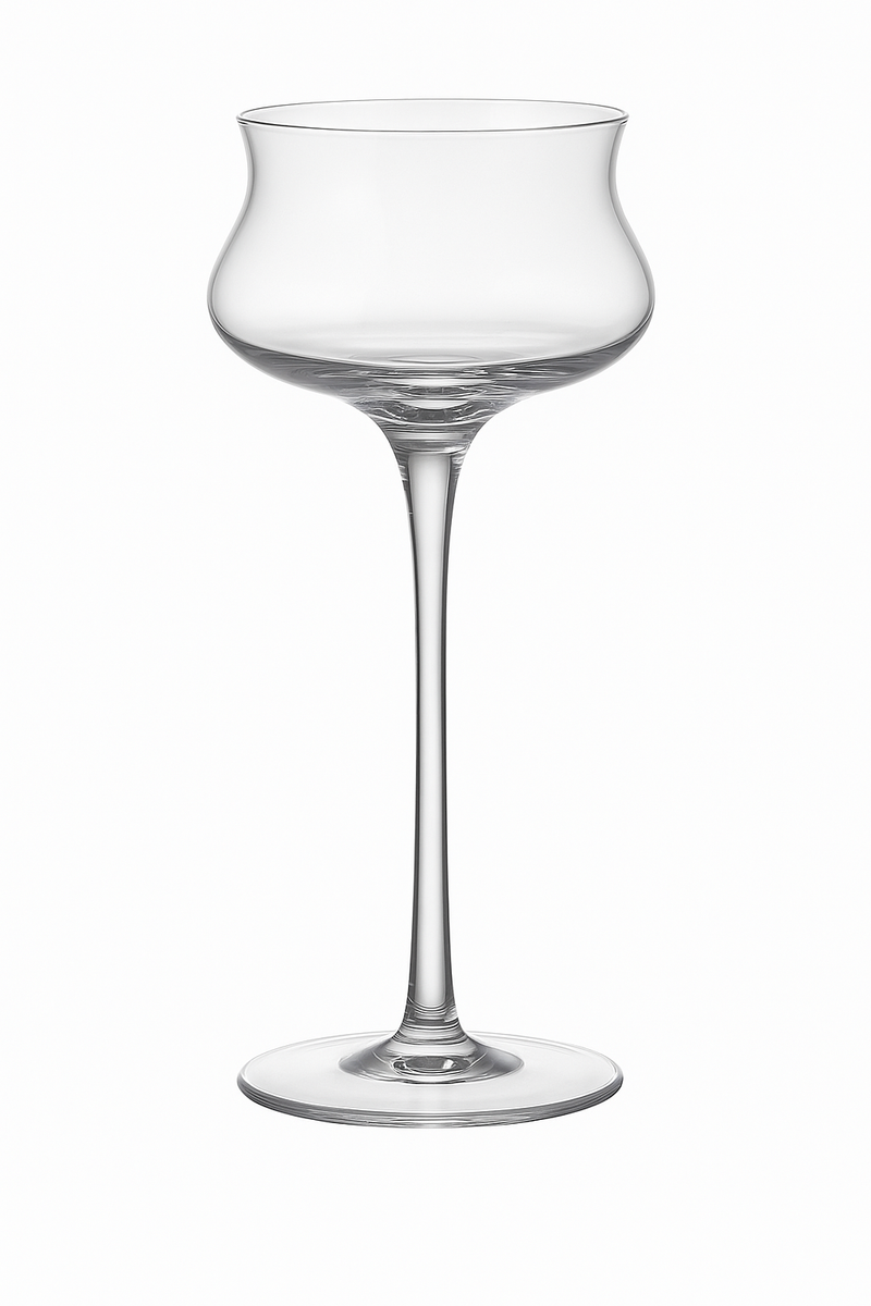 Verre à cocktail élégant style margarita relief décoratif