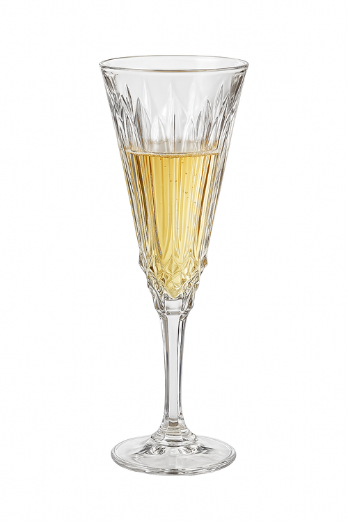 Verre a cocktail retro luxe verre relief elegant