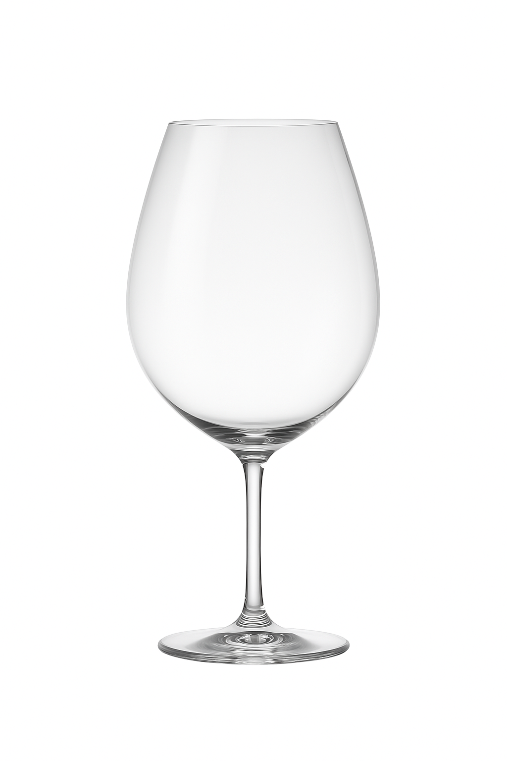 Verre à vin court cristal style kimura artisanal - vue 2 sur 2