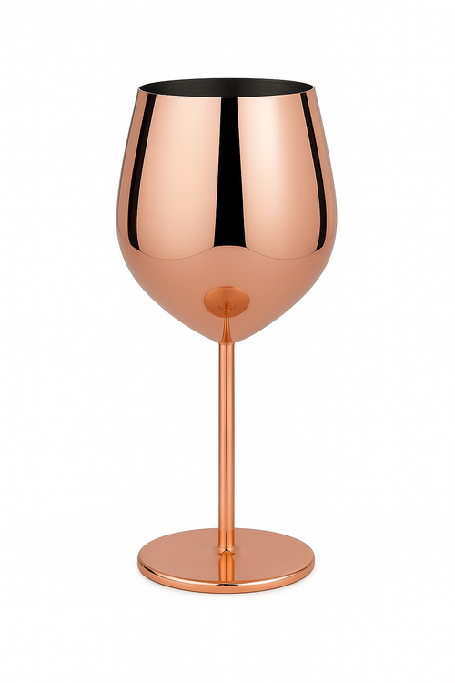 Verre a vin inoxydable incassable style europeen cocktail