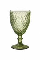 Verre à vin relief épais style rétro européen