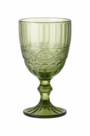 Verre a vin relief style retro verre epais