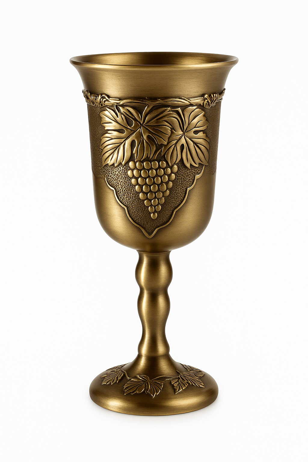 Verre à vin rétro en alliage style antique - vue 2 sur 2