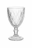 Verre à vin rétro relief style européen épais