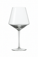 Verre a vin rouge cristal style nordique artisanal
