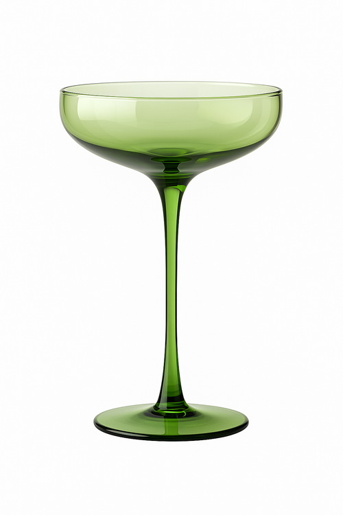Verre à whisky rétro cristal motif vertical vintage