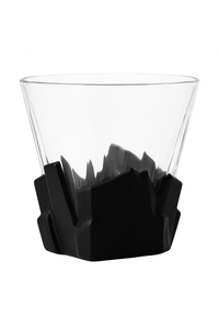 Verre artistique texturé motif spatial pour whisky vin
