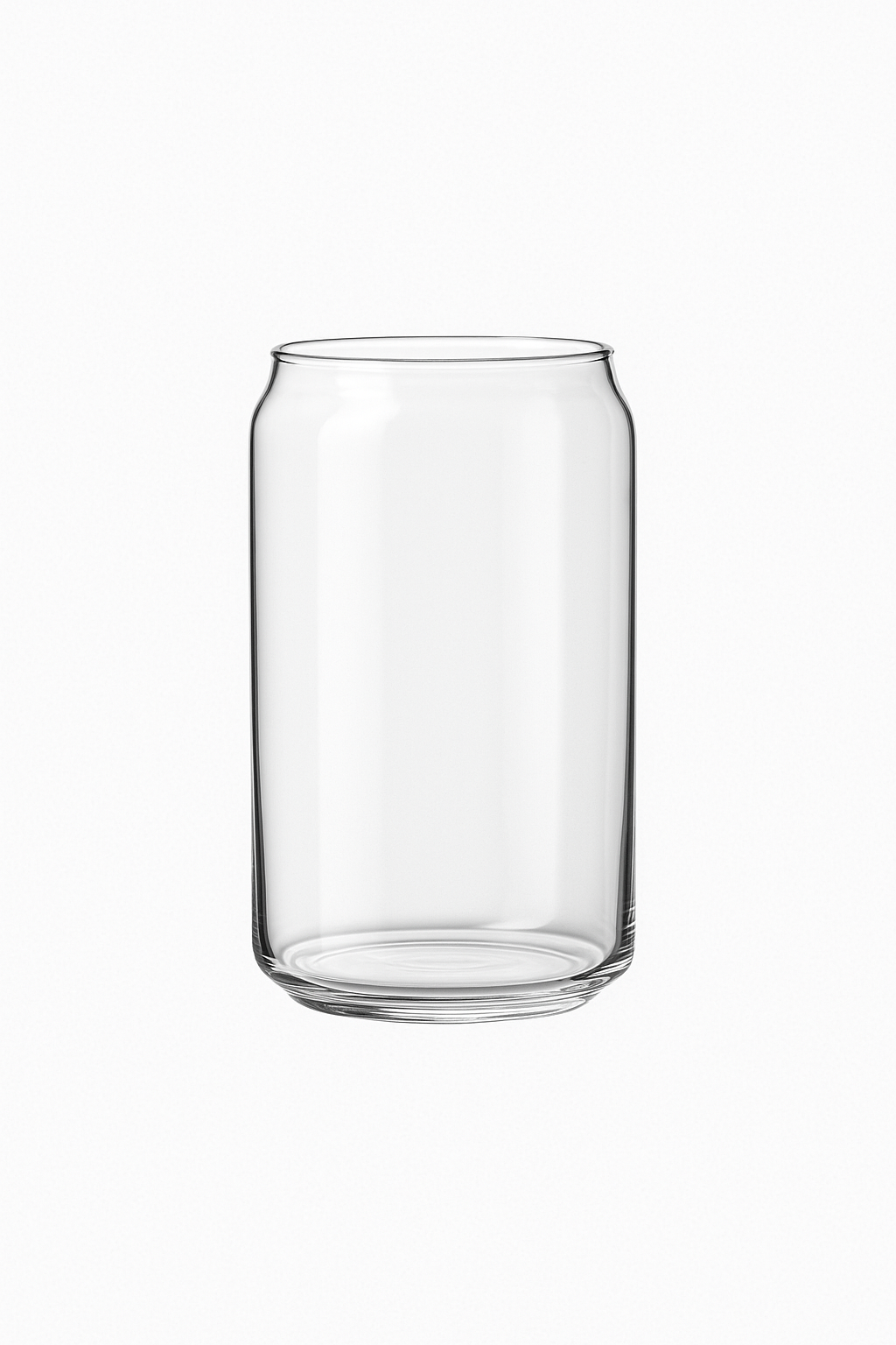 Verre canette borosilicate avec couvercle bambou et paille - vue 2 sur 2