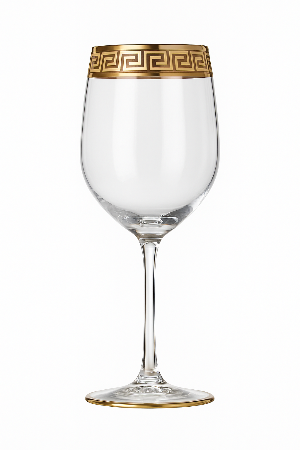 Verre champagne cristal style europeen bordure elegante - vue 2 sur 2