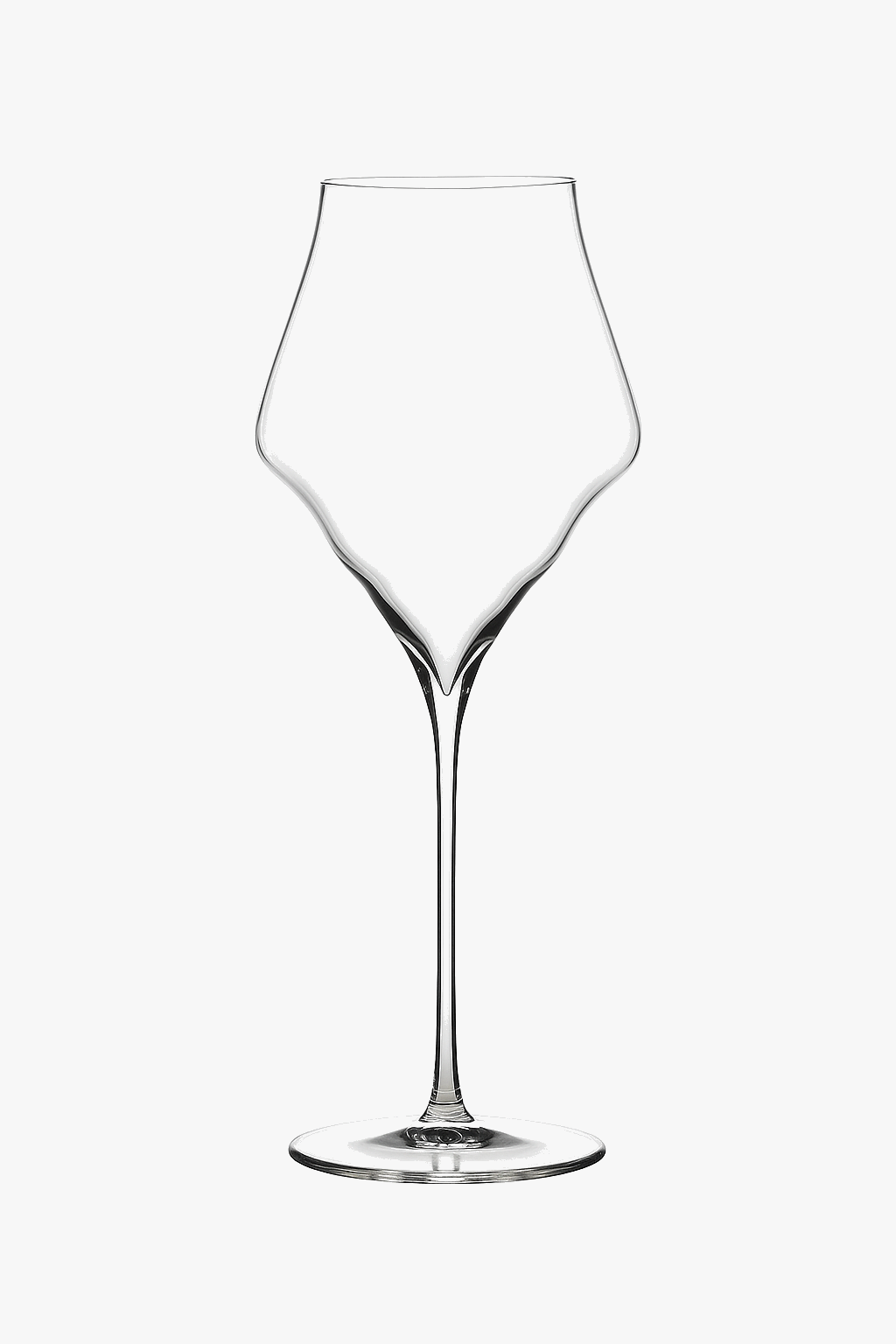 Verre champagne cristal style josephinen souffle main