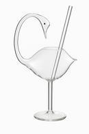 Verre cocktail créatif motifs animaux porc épic cygne