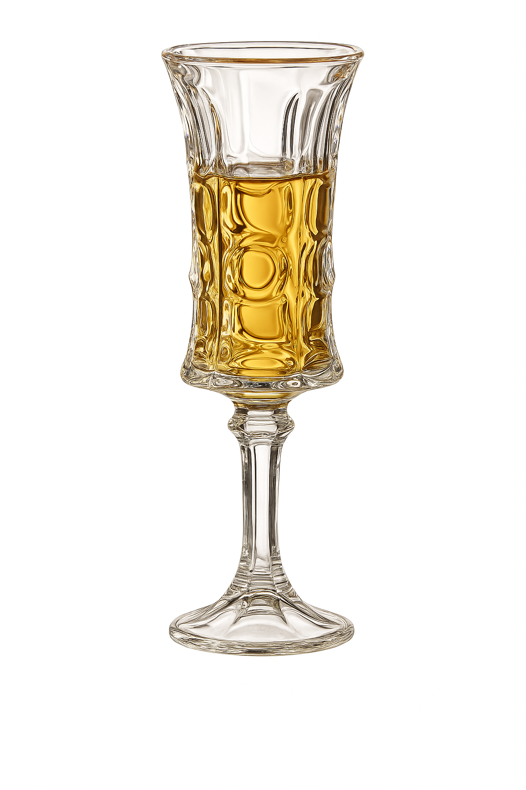 Verre cocktail cristal sans plomb style retro luxe - vue 2 sur 2