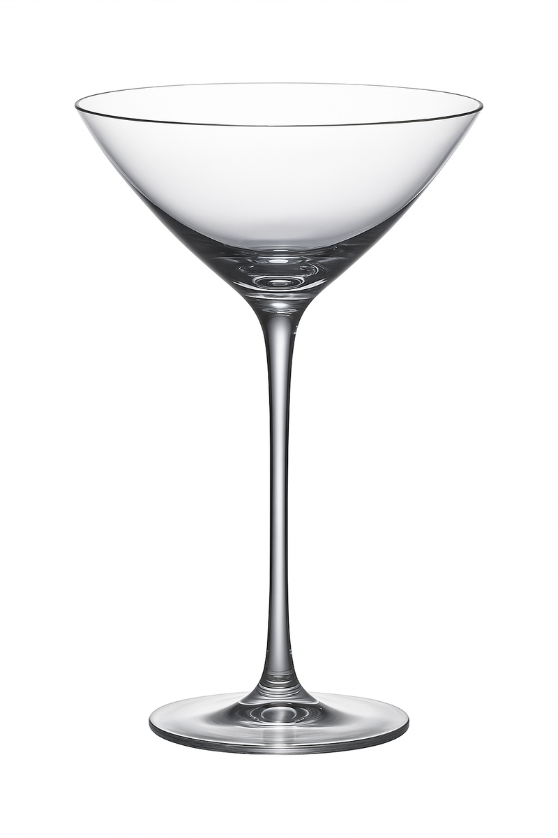 Verre cocktail design artistique margarita champagne verre pied