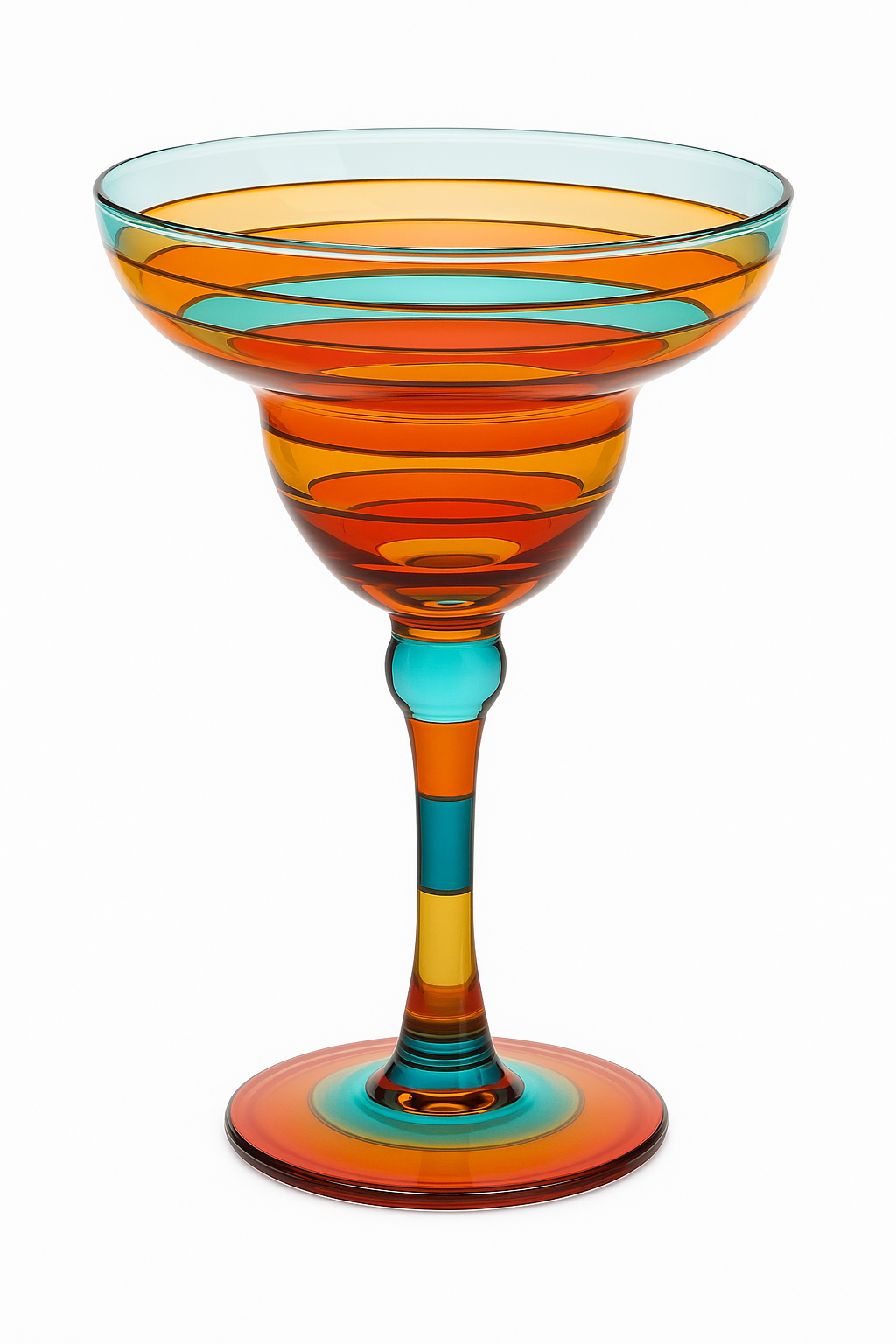 Verre cocktail fait main style margarita champagne créatif - vue 2 sur 2