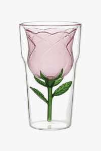 Verre double paroi avec noeud interieur style europeen