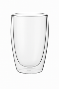 Verre double paroi strié isolant pour boissons chaudes