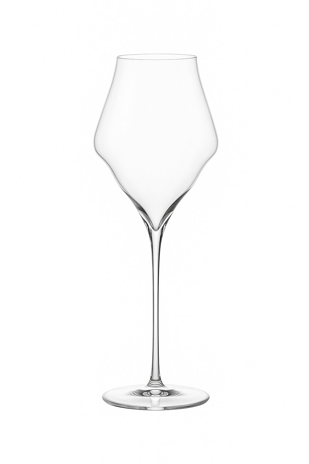 Verre flute champagne cristal artisanal leger elegant