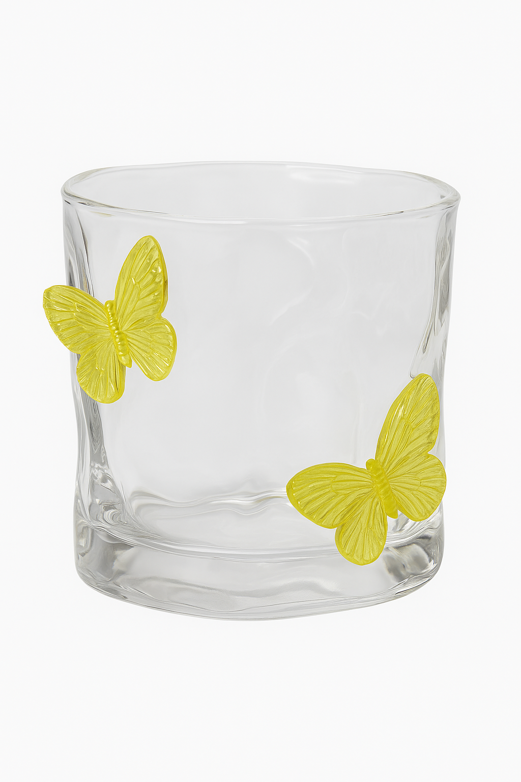 Verre irrégulier avec papillon 3d décoratif résistant chaleur - vue 2 sur 2