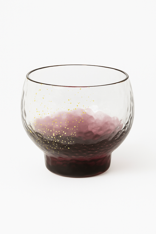 Verre japonais motif ciel étoilé style yachiyo premium
