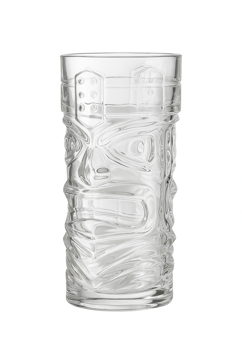 Verre tiki transparent gobelet cocktail style bar moderne