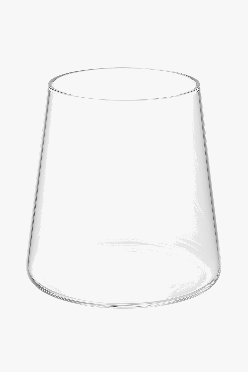 Verre transparent style montagne pour whisky cafe