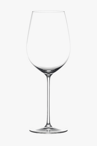 Verre à vin bourgogne cristal fin facetté élégant