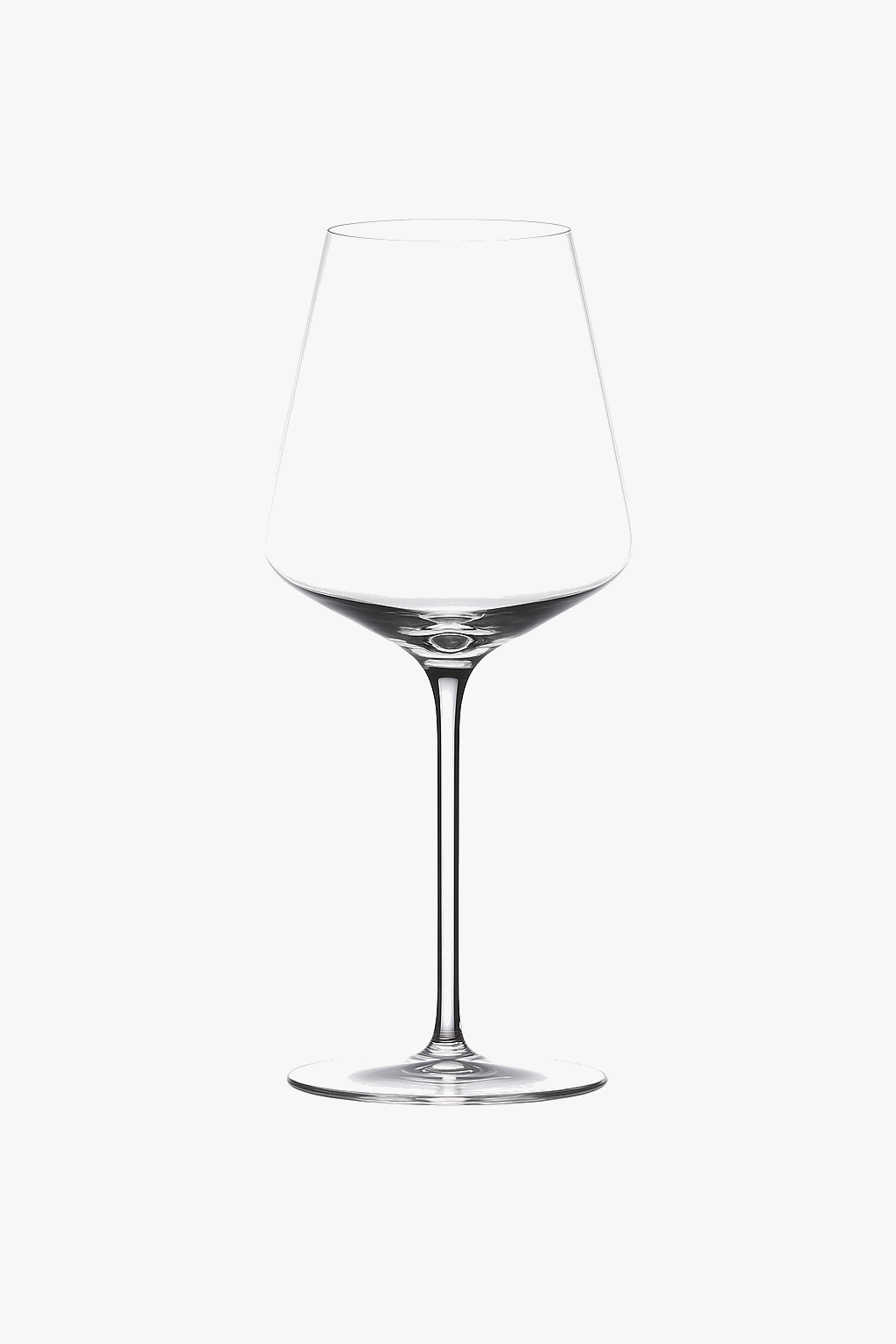 Verre à vin bourgogne cristal fin facettes large