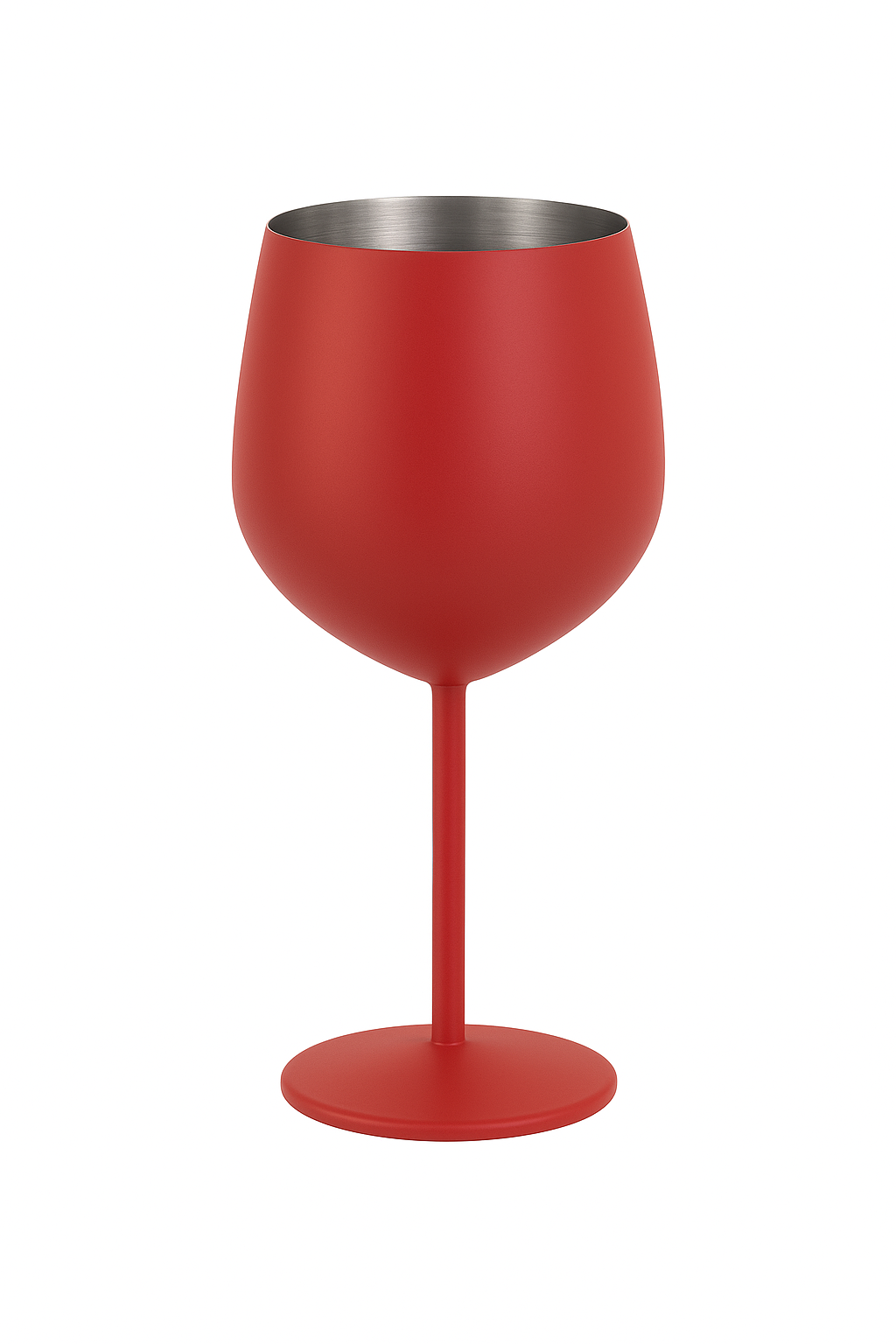 Verre vin inox incassable style europeen 500 ml - vue 2 sur 2