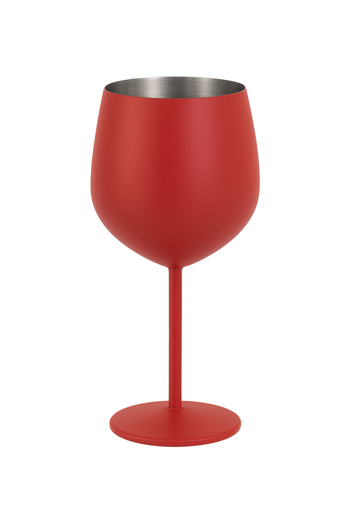 Verre vin inox incassable style europeen 500 ml