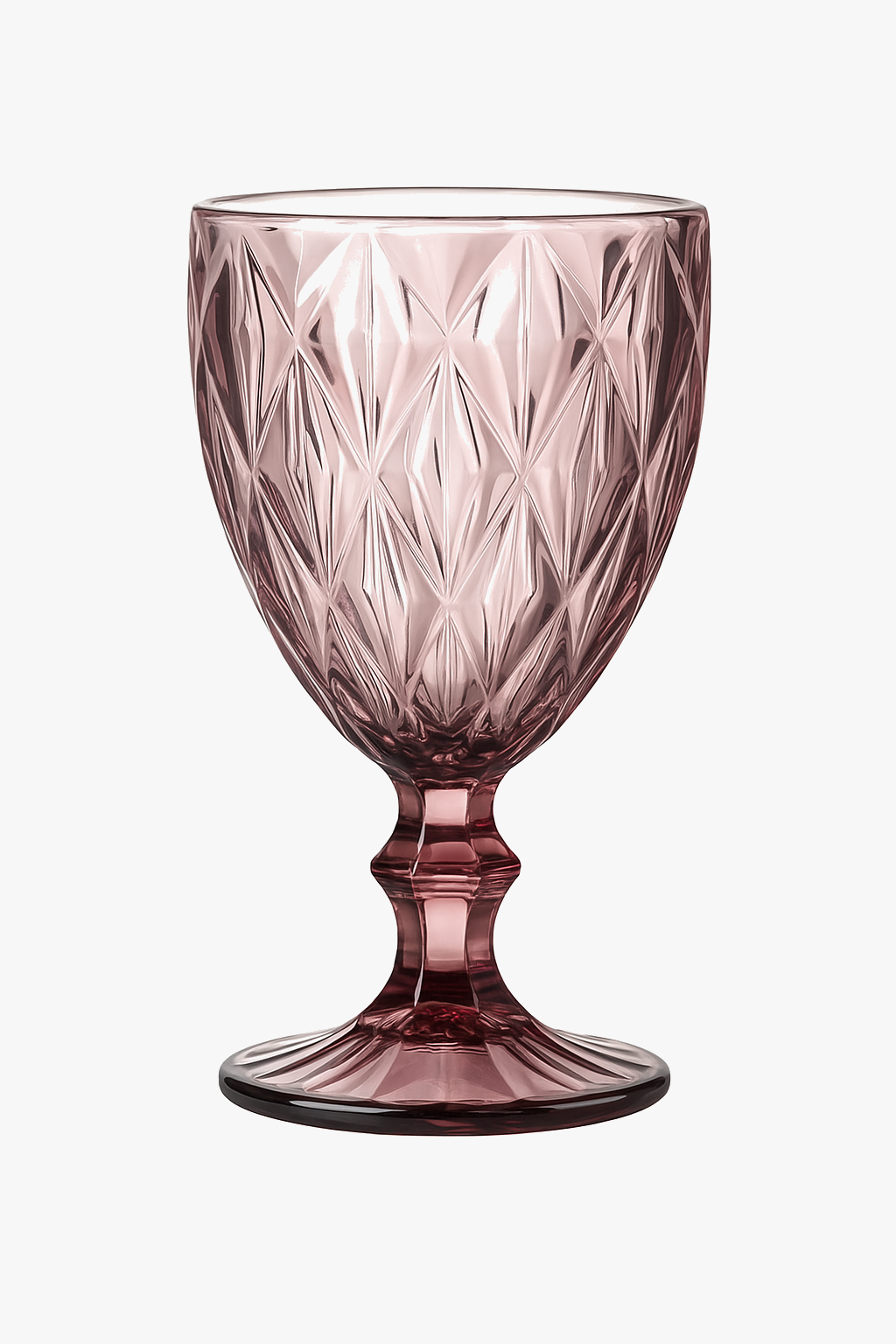 Verre à vin relief rétro verre épais européen