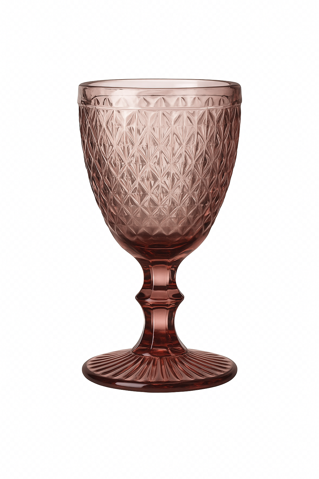 Verre vin relief rétro épais style européen - vue 2 sur 2