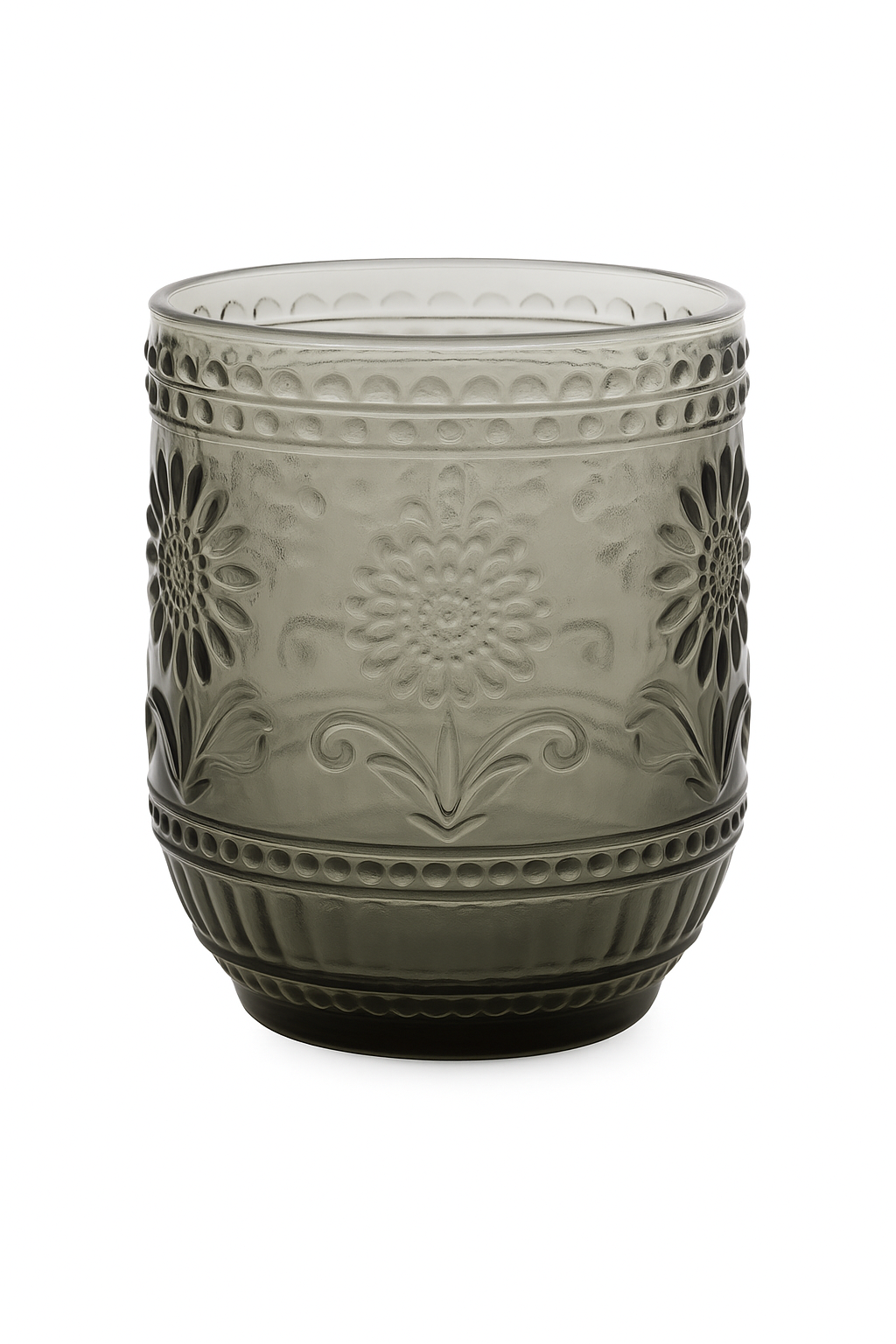 verre vintage sans pied relief pour boissons chaudes - vue 2 sur 2