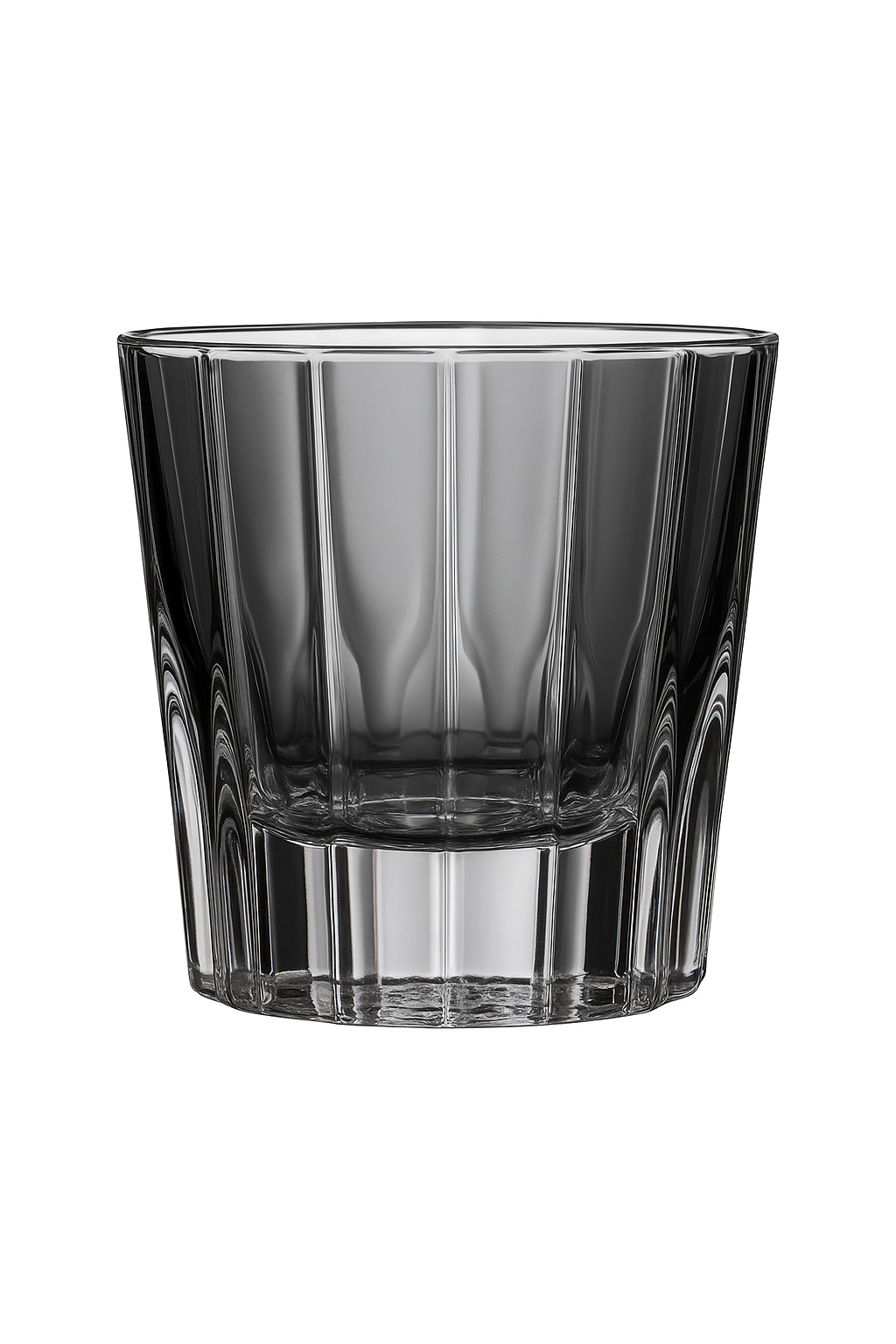 Verre whisky cocktail 200 ml rayures verticales design