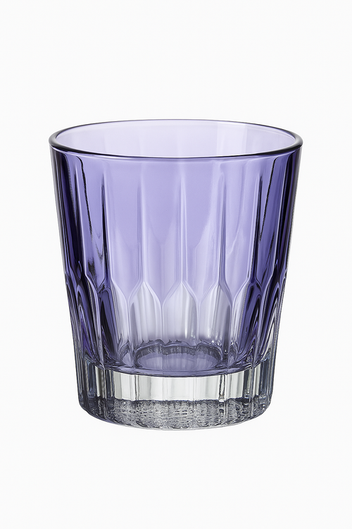 Verre whisky cocktail stries verticales design cristal 200ml