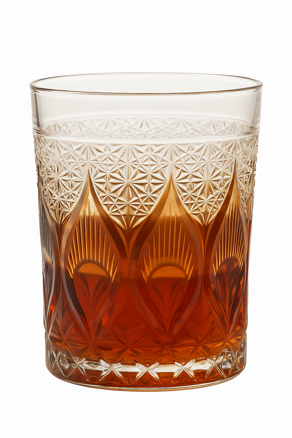 verre whisky edo kiriko motifs taillés main - vue 2 sur 2